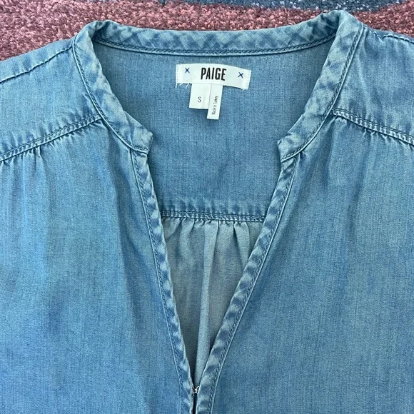 Paige Jean Top Blouse, Size S - Picture 3 of 3